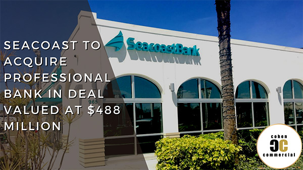 Seacoast to Acquire Professional Bank in Deal Valued at $488 Million