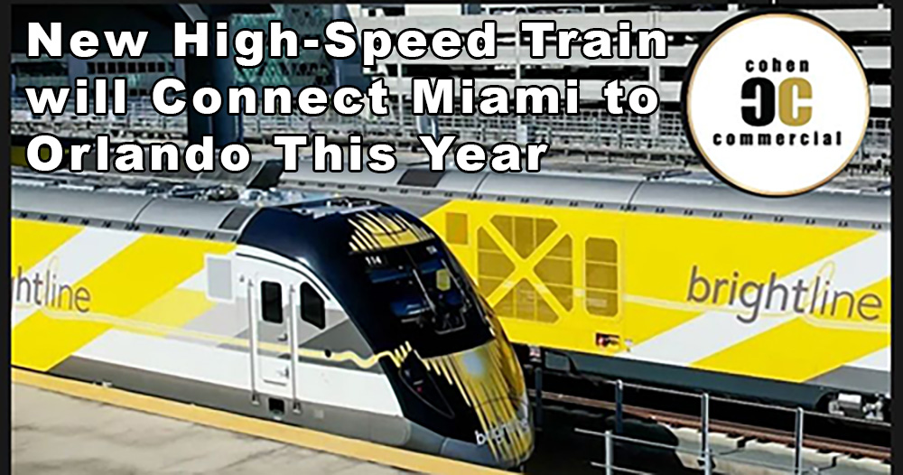 New High-Speed Train Will Connect Miami to Orlando This Year